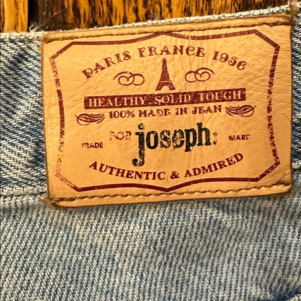 FOR JOSEPH VINTAGE💗 LIGHT WASH STRAIGHT LEG HIGH WAIST WOMENS BLUE JEANS SIZE 30 - Picture 9 of 12